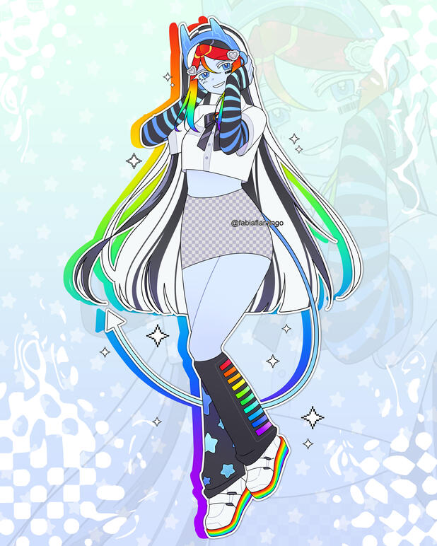 virtual darling fullbody art (adoptable)